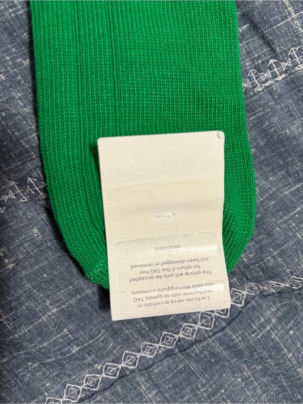 GUCCI Bright Green Ribbed Men’s Socks